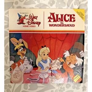 Alice in Wonderland Laserdisc 036AS Vintage Walt Disney Classics Animated Movie